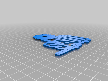 Serra letras 3d impressão 3d print model - Mito3D