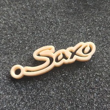 saxo porte-clés de la mode citroën saxophone un trousseau clés solide beau les touches effet clé à molette 3d print model - Mito3D