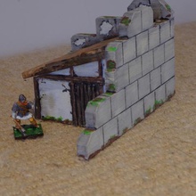 saxon burh choza de la muralla romana juego histórico historia saga los vikingos wargame wargaming 3d print model - Mito3D