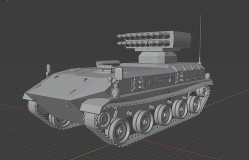 sbs píndade ifv mlrs tanque militares brinquedo miniatura veículo 3d print model - Mito3D