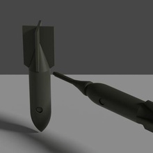 sc50 luftwaffe bomb 3d print model - Mito3D