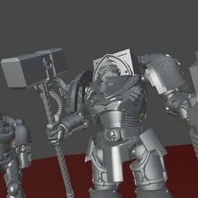 scaf Uzay Çad yok edici baskı 40k aksiyon şekil bjd kan kuzgunlar deniz sonlandırıcı sonlandırıcılar warhammer40k oyuncak 3d print model - Mito3D