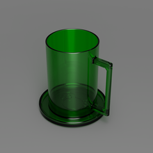 scalable childrens cup integrated coaster 3d print model - Mito3D