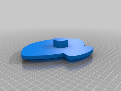 scalchop cookie cutter oshawott pokemon 3d printing 3d print model - Mito3D