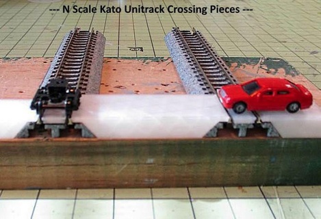 scale -- modern concrete crossing kato unitrack Art models 3d print model - Mito3D