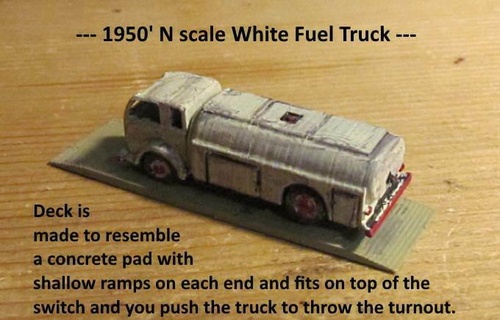 ölçek beyaz coe yakıt kamyon değiştirmek makine push pull kaymak Sanat modeller 3d print model - Mito3D