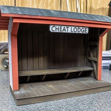 scale 1 24 small western maryland waiting shelter gscale wm building train 3d print model - Mito3D