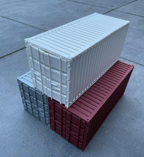 scale 20ft shipping container 20ft vase deal container shipping desktop 20ft container container model siku scale scale container brother diy click maritime sea container  3d print model - Mito3D