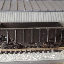 scale 55 ton coal car model railroad rolling stock 3d print model - Mito3D