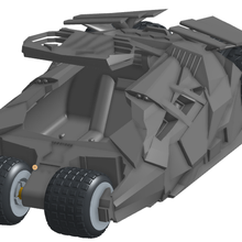 échelle batmobile 3d print model - Mito3D