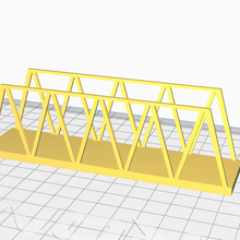 scale bridge truss train n rail model kit build 3d print model - Mito3D
