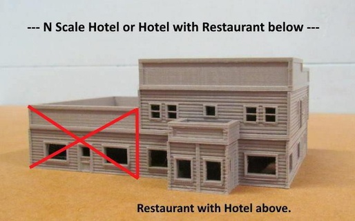 Rahmen Hotel Restaurant Schlafen Räume verschiedene Hobby 3d print model - Mito3D