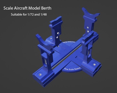 scale model aircraft berth models modelling helper 1 72 48 32 3d print model - Mito3D
