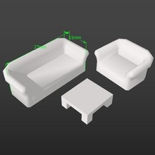 150 del modello di scala stanza architettura soggiorno divano la sedia epitome il ruolo tablet modelli interrompere robe 3d print model - Mito3D