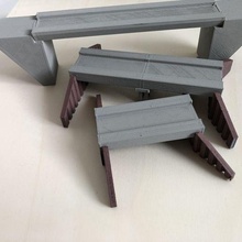 échelle modulaire ponts architecture pont plate forme pilier feuille empiler envergure chevalet modèle chemin fer modellbahn 1 160 148 150 scale jauge 3d print model - Mito3D