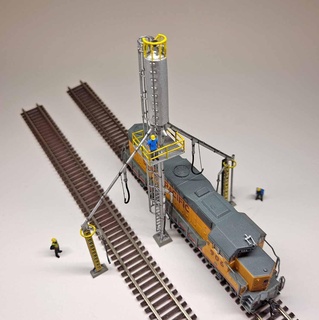 scale sanding tower v2 model railroad sand locomotive 3d print model - Mito3D