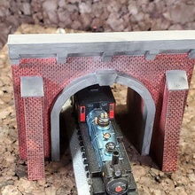 échelle tunnel portail doublure modèle chemin fer modélisation train 3d imprimé 3d print model - Mito3D