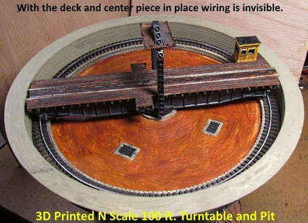 scale turntable 1 -- bridge Art models 3d print model - Mito3D
