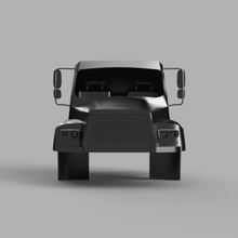 modellino in scala camion taxi veicolo semi carico pesante dovere industria aereo consegna 3d print model - Mito3D
