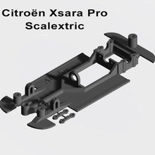 scalextric xsara pro linear chassis slot car rally avant rallyslot citroen 3d print model - Mito3D