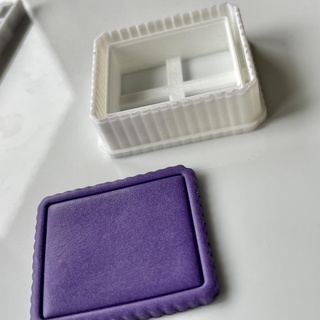 festonné Cadre coupeur ensemble fabriqué polymère argile outils biscuit art 3d print model - Mito3D