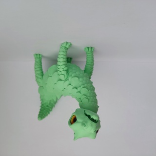 escamoso Dragão bjd brinquedo articulado 3d print model - Mito3D