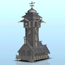 scandinavian orthodox church - saga flames war bolt action medieval age sigmar warhammer architecture viking thumbnails building scenery wargame figures game land games accessories 3d print model - Mito3D