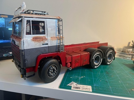 scania 141 scale 1 14 rc camion tamiya vecchio scuola 3d print model - Mito3D