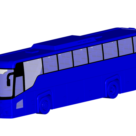 Scania ônibus 3D print model - Mito3D