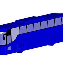 scania bus 3d print model - Mito3D