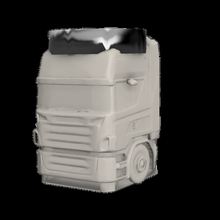 scania compagno p360 v1 camion argentino ruote passatempo 3d print model - Mito3D