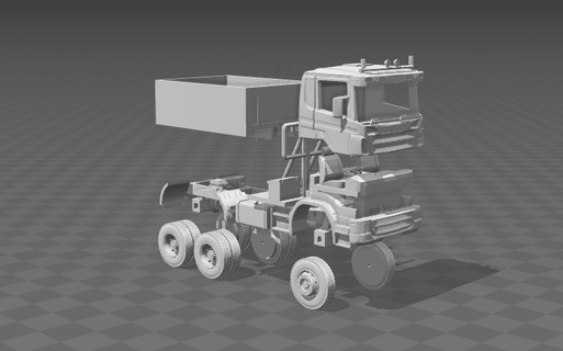 scania utensili scaniap 3dprinting pesante camion veicolo hoscale 3d print model - Mito3D