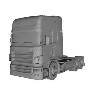 Scania r420 casa caminhão indústria industrial veículo bulldozer carregador rastreador 3d print model - Mito3D