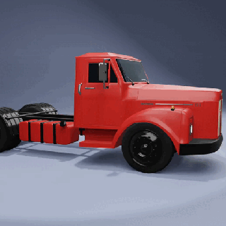 Scania Vabis caminhão jogos 3d print model - Mito3D