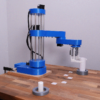 scara robot arm 3d print model - Mito3D