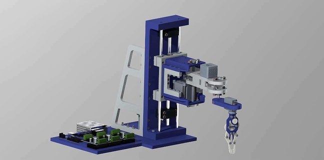 scara robot 3d print model - Mito3D