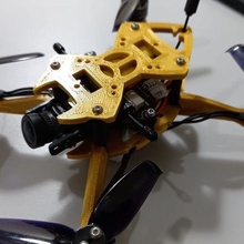 scarab frame fpv drone r2 - edisonfpv 3d print model - Mito3D