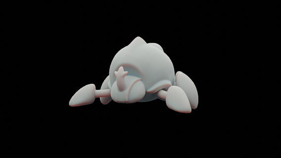 scarawatt temtem tem tempedia cute creature monster figure figurine toy game model 3d print model - Mito3D