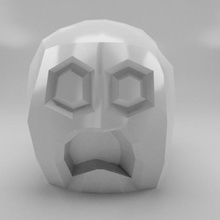 effrayé Roche roca calcul cube effrayer 3d print model - Mito3D