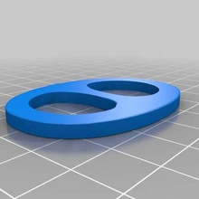 cachecol anel a moda os acessórios 3d print model - Mito3D