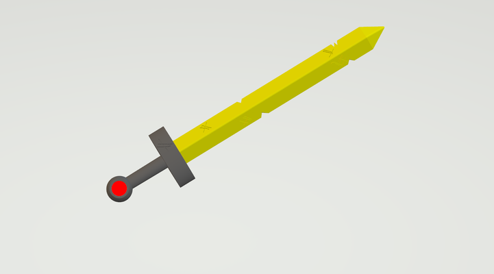 scarlet sword 3d print model - Mito3D