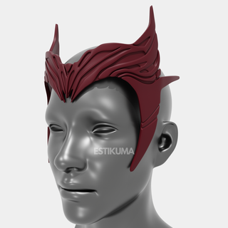 scarlet witch tiara - wandavision marvel wanda maximoff cosplay 3d print model - Mito3D
