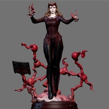kırmızı cadı Wanda karanlık ambar doktor garip 2 multiverse delilik 3d Yazdır model 3d print model - Mito3D