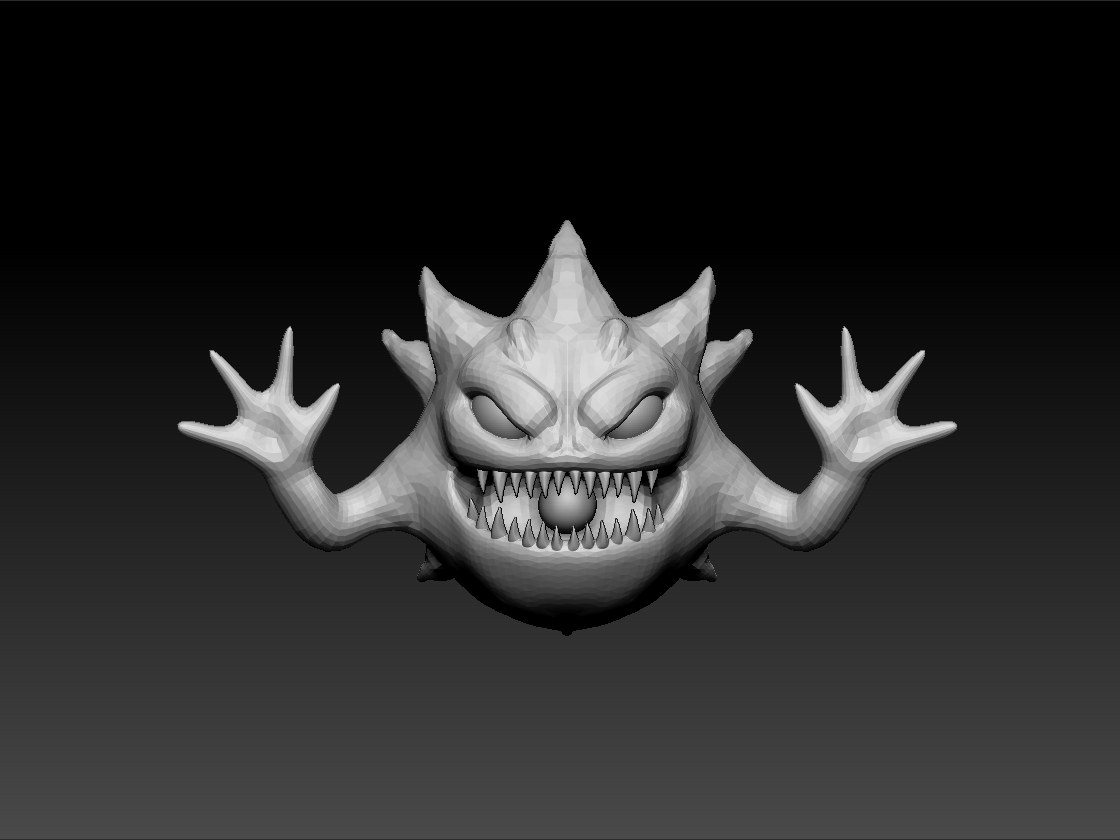 scary creature Game space alien game ue5 unity3d 3D print model - Mito3D