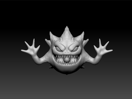 scary creature Game scary creature space alien game ue5 unity3d  3d print model - Mito3D