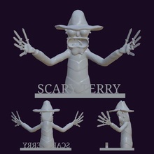 scary terry figure bust rick morty figurine 3d print model - Mito3D