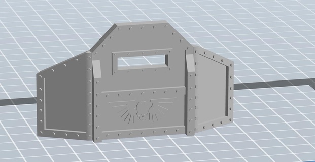 scatter terrain defensive barrier v1 imperial 3d print model - Mito3D