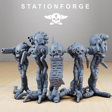 Carniceiro pesquisadores jogos 40k andróide robô martelo guerra servo scifi marinha espacial caos bots astramilitarum Admech adeptusmechanicus 3d print model - Mito3D