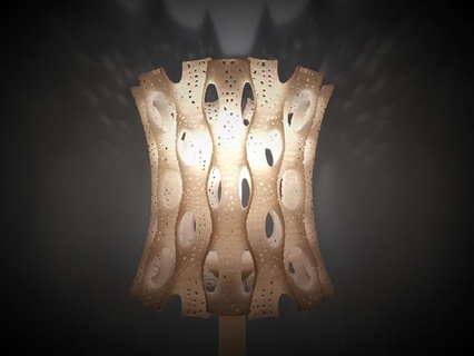 şerbetler Lamba ev abajur ışık aydınlatma matematiksel Sanat matematik Protonik gölge halkı 3d print model - Mito3D