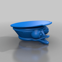 schnabel cabaña mit augen sombrero ojos de la moda 3d print model - Mito3D